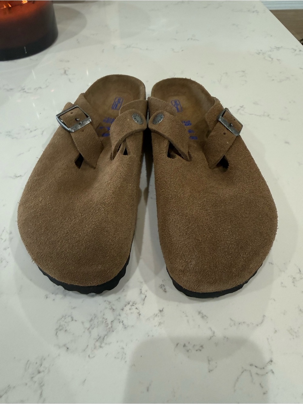 Birkenstock Soft Boston in Dark Tea